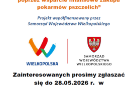 wielkopolska wspiera pszczoły