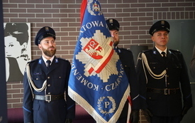 poczet sztandaru Policji
