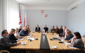 Bezpieczeństwo w szkołach tematem narady w Starostwie Powiatowym w Czarnkowie