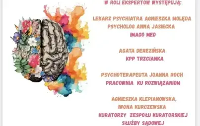 Wyzwania współczesnej szkoły w obliczu kryzysu zdrowia psychicznego i przejawów przemocy rówieśniczej wśród dzieci i młodzieży W ROLI EKSPERTÓW WYSTĘPUJĄ: LEKARZ PSYCHIATRA AGNIESZKA MOLĘDA PSYCHOLOG ANNA JASIECKA IMAGO MED AGATA DEREZIŃSKA KPP TRZCIANKA 