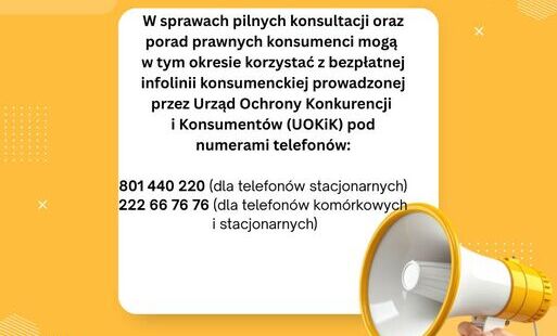 Zdjęcie do Urlop Powiatowego Rzecznika Praw Konsumenckich