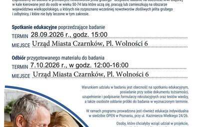 Zdjęcie do Bezpłatne badanie jelita grubego