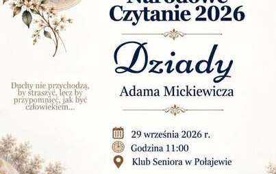 Zdjęcie do Narodowe czytanie