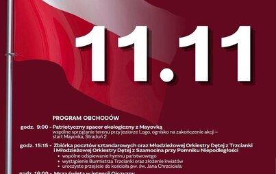 Zdjęcie do 108. rocznica odzyskania przez Polskę Niepodległości